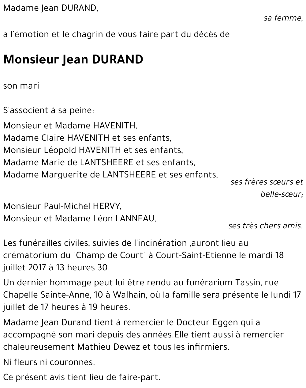 Jean DURAND