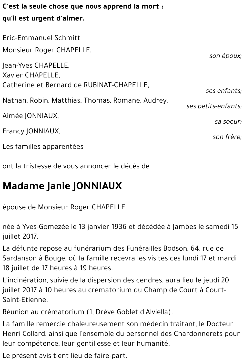 Jeannie JONNIAUX