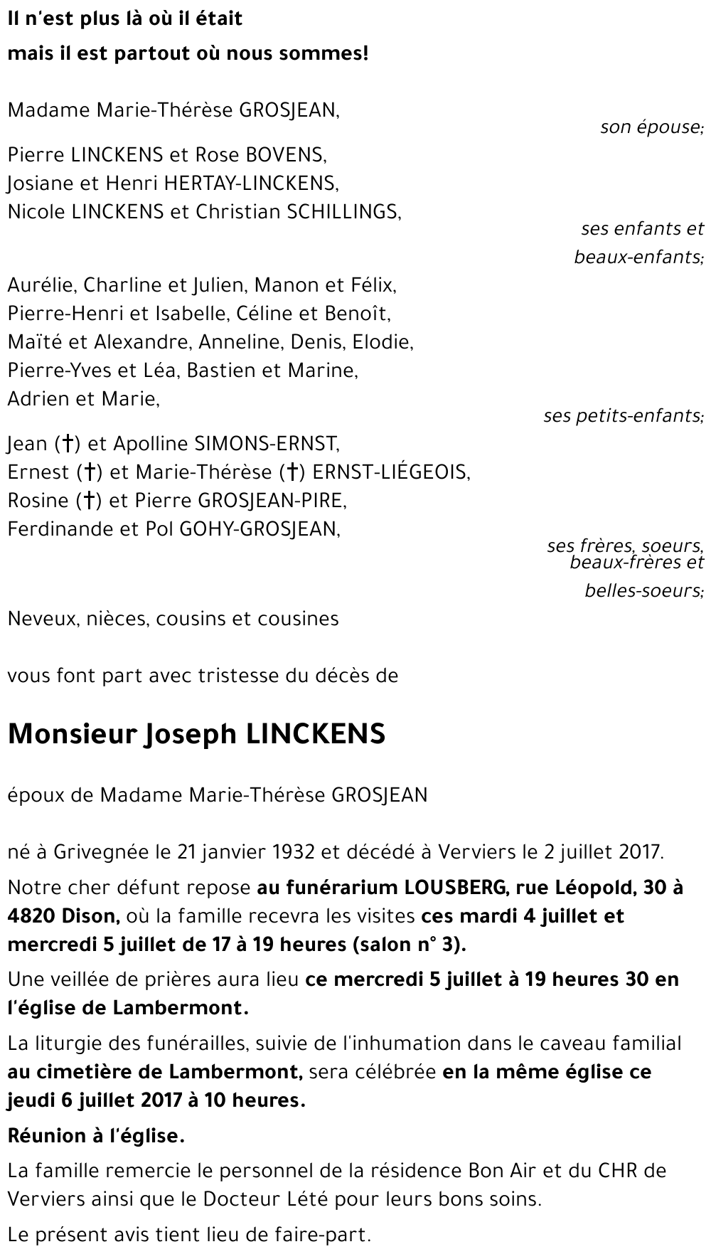 Joseph LINCKENS