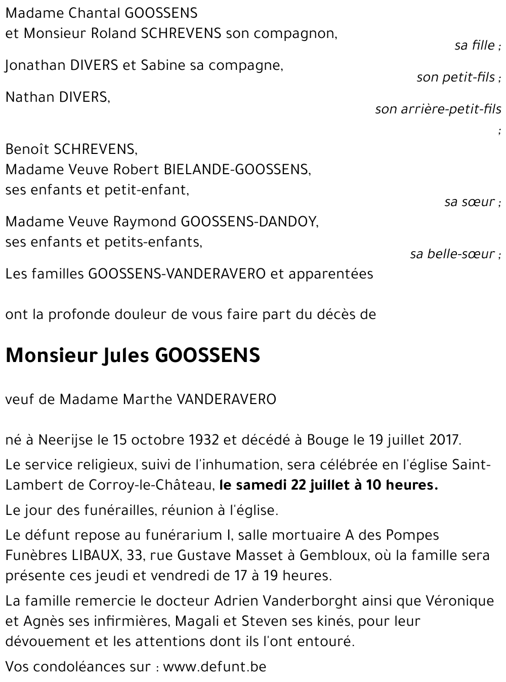 Jules GOOSSENS