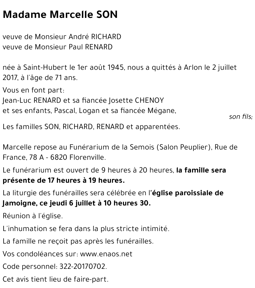 Marcelle SON