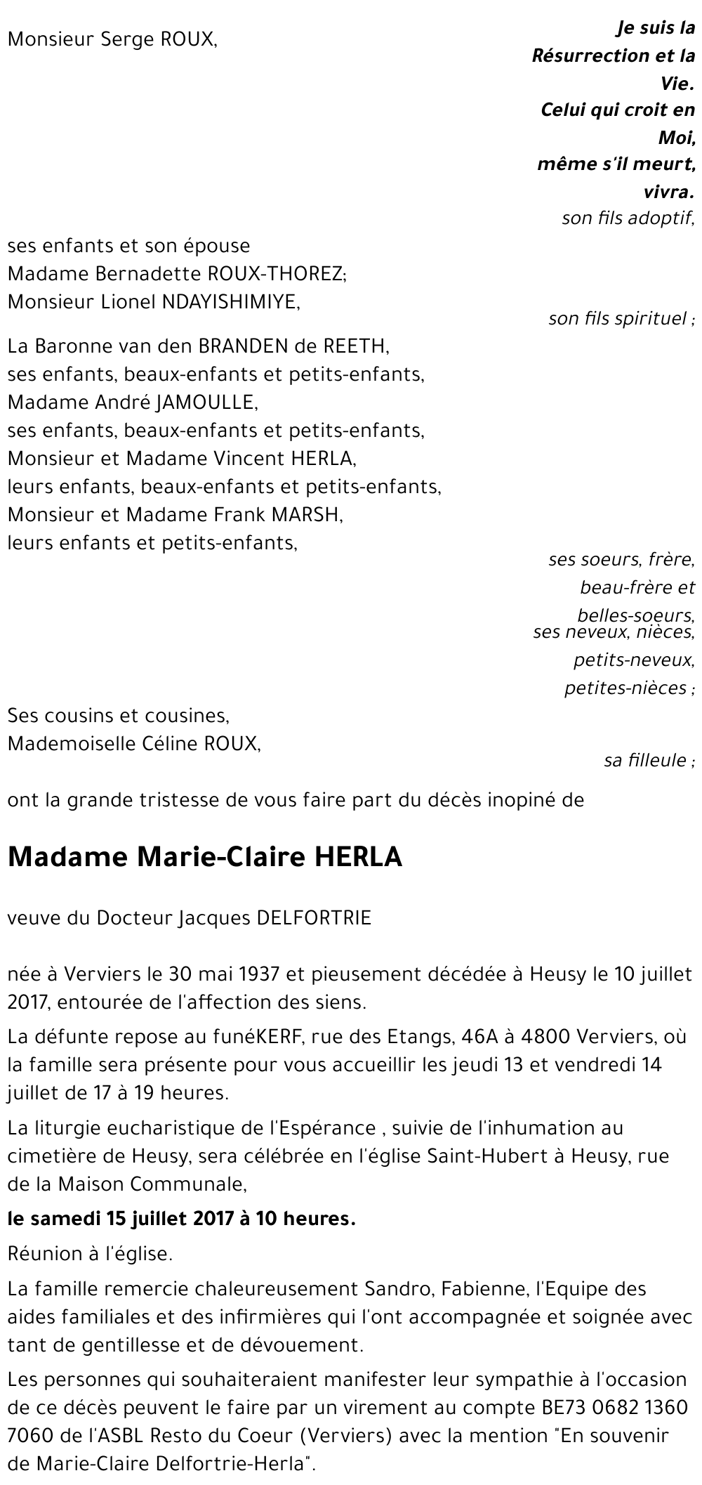 Marie-Claire HERLA