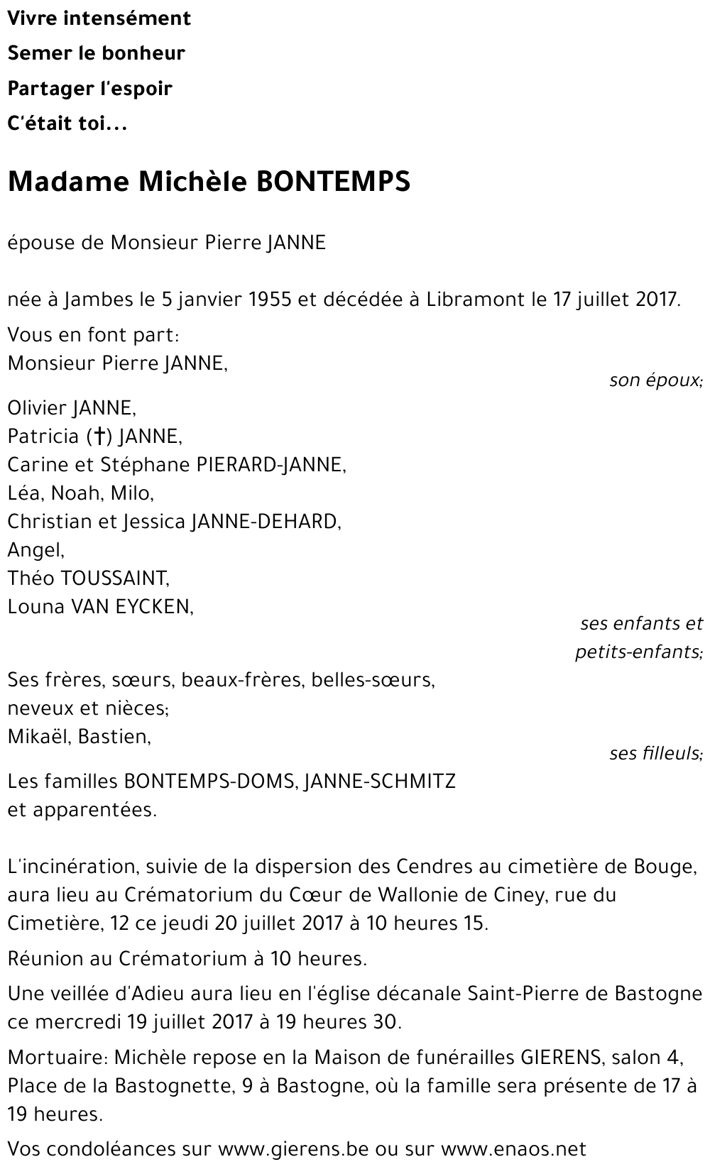 Michèle BONTEMPS