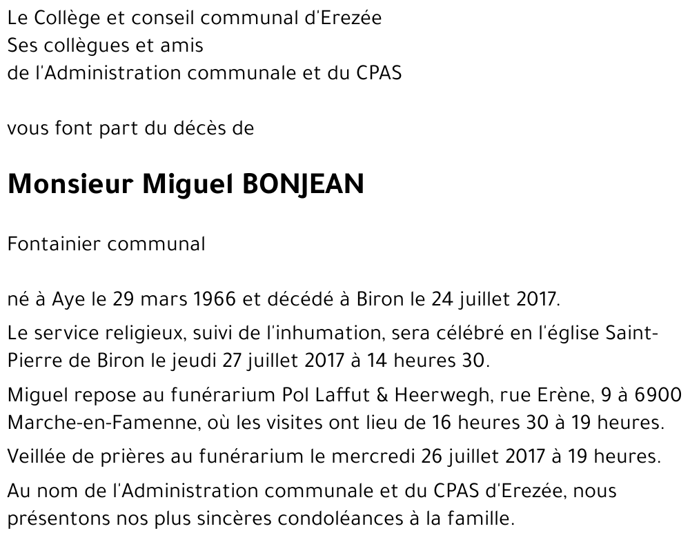 Miguel BONJEAN