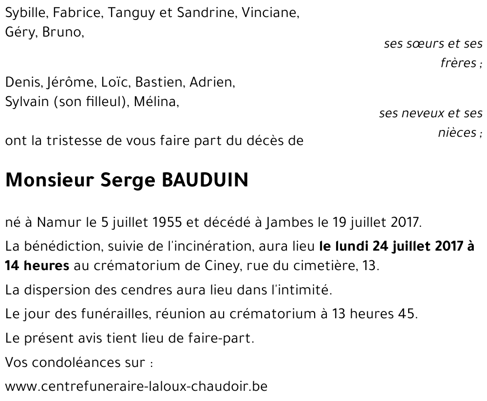 Serge BAUDUIN