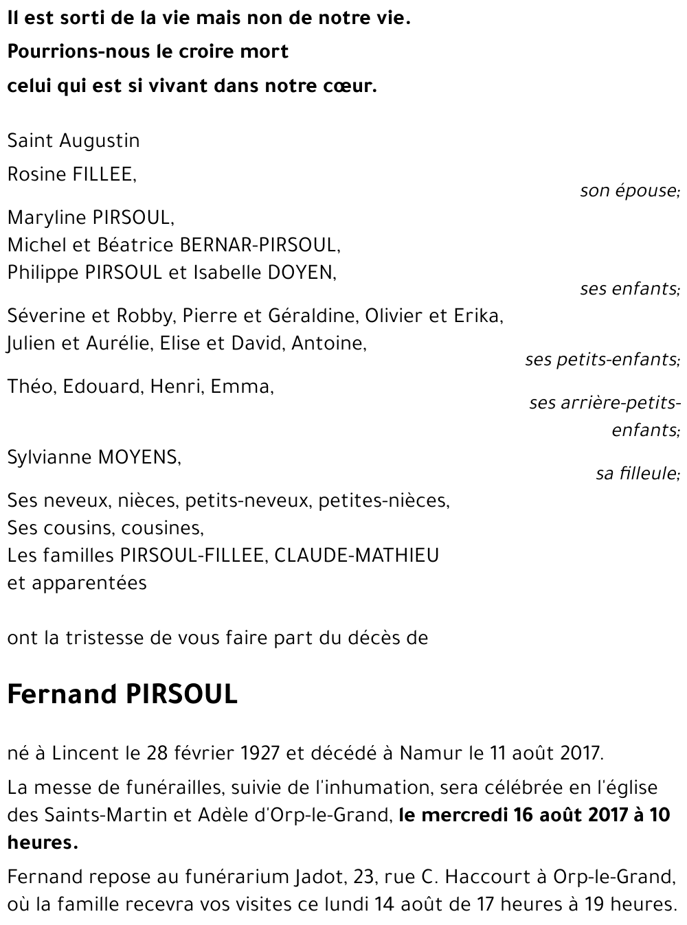 Fernand PIRSOUL
