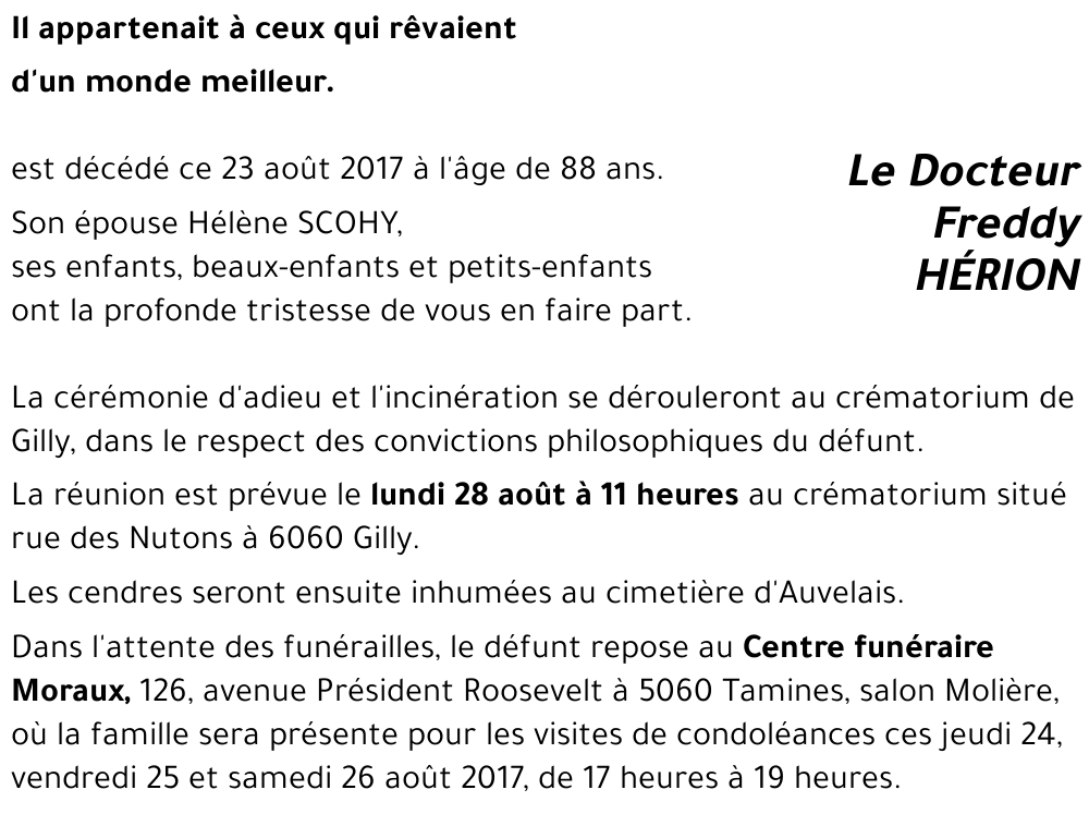 Freddy HÉRION