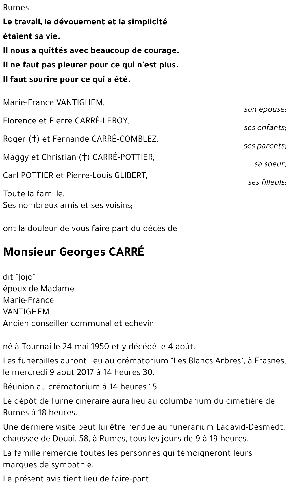 Georges CARRÉ