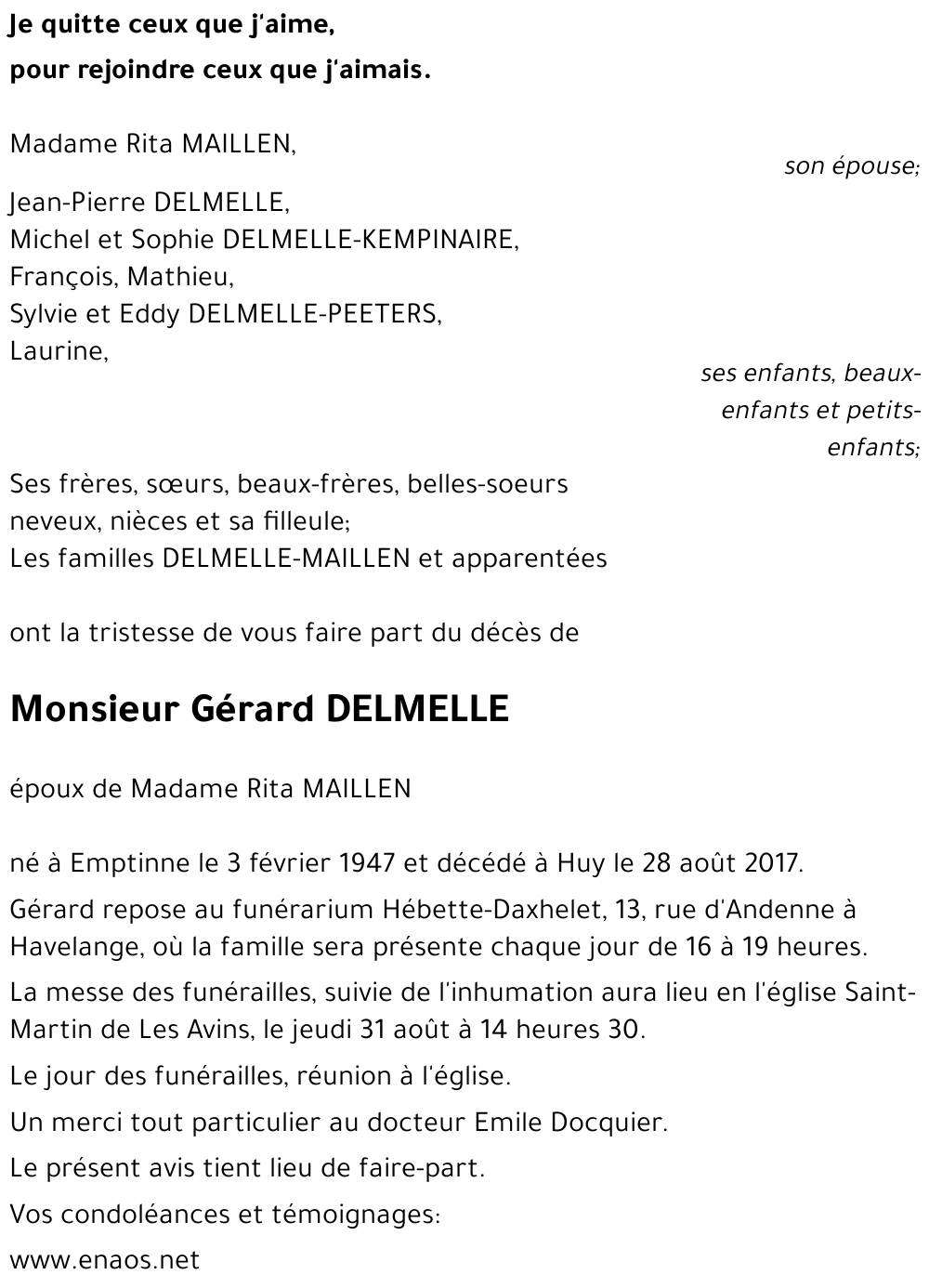 Gérard DELMELLE