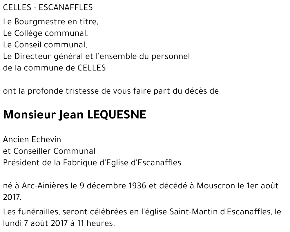 Jean LEQUESNE