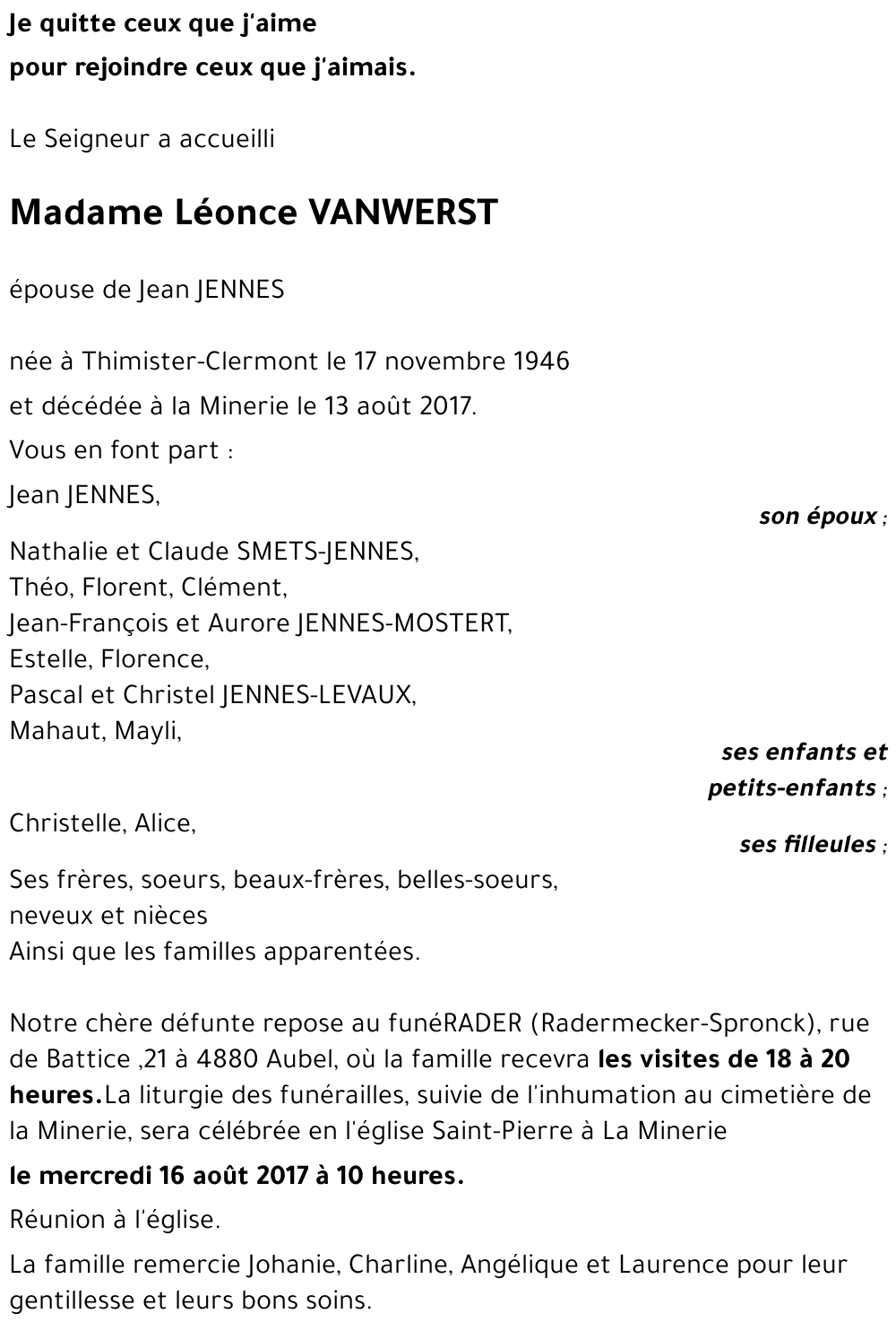 Léonce VANWERST