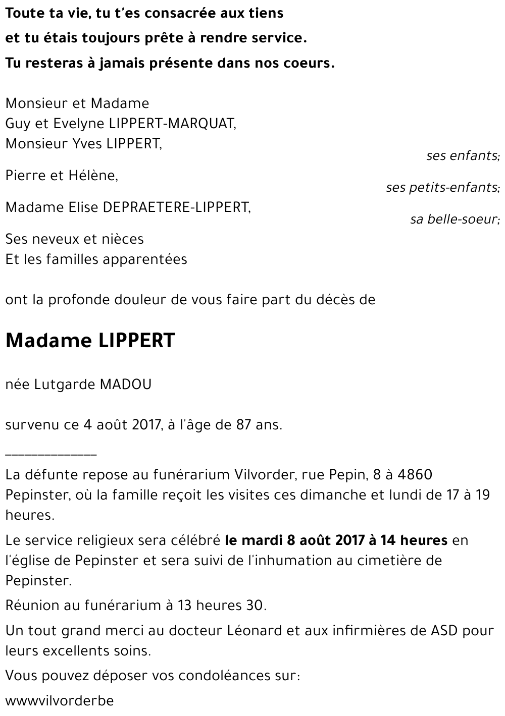 Lutgarde MADOU