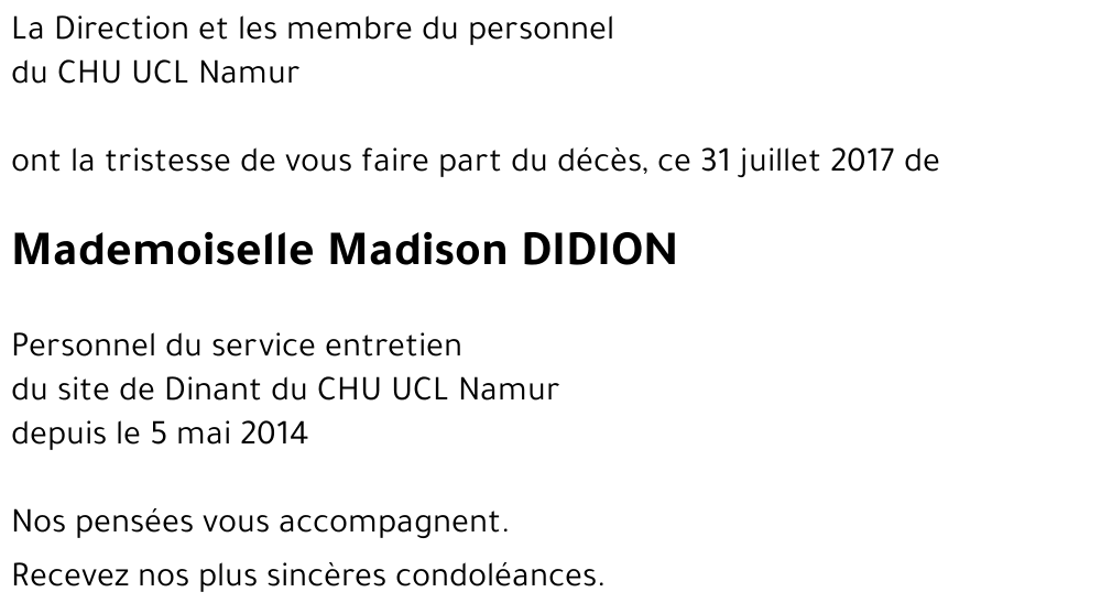 Madison DIDION