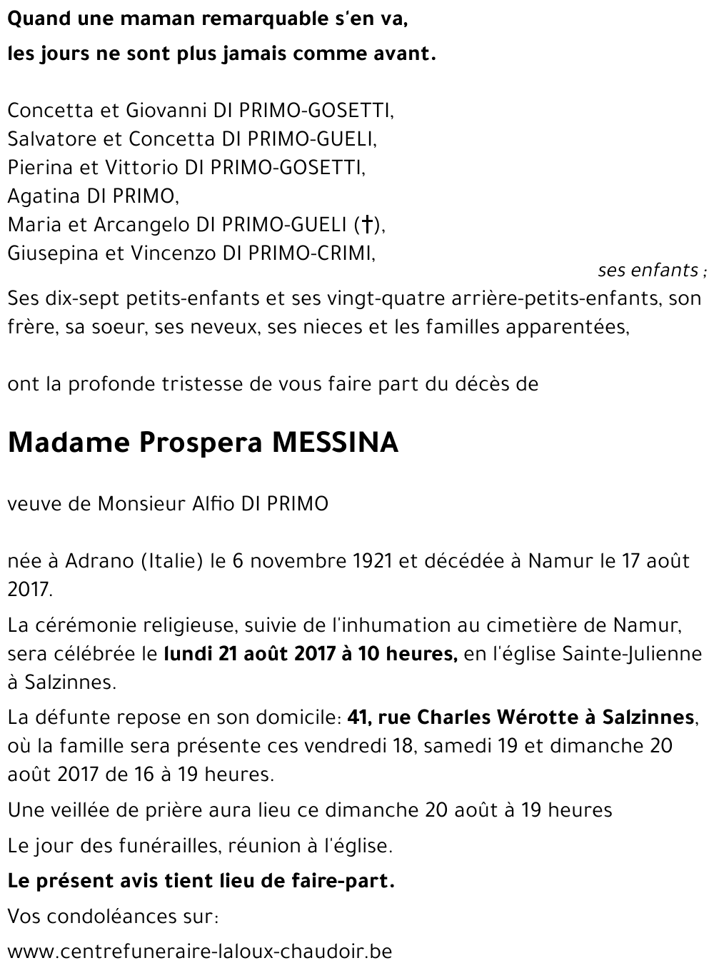 Prospera MESSINA