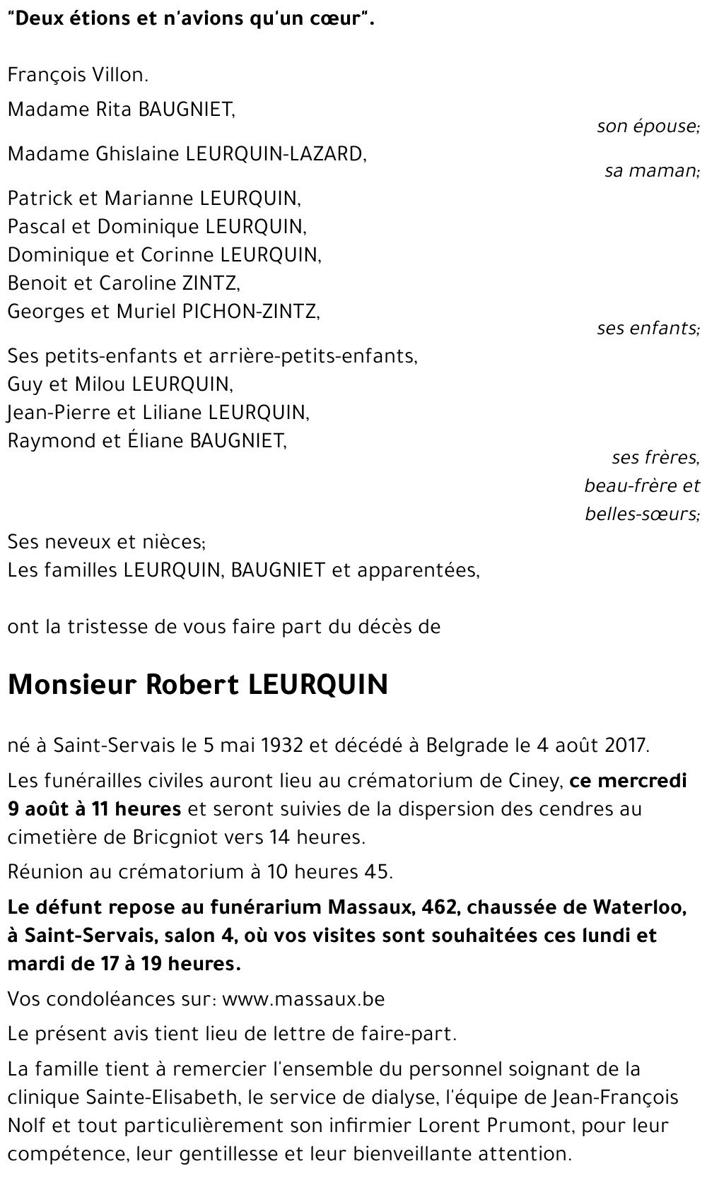 Robert LEURQUIN