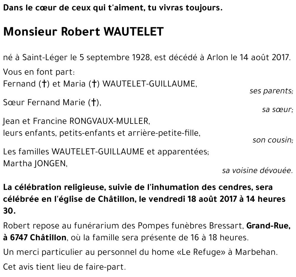 Robert WAUTELET 