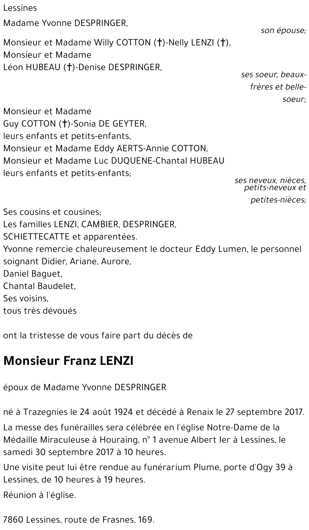 Franz LENZI