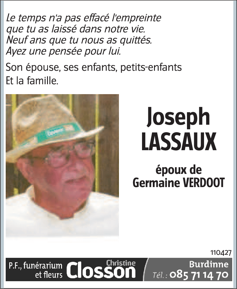 Joseph LASSAUX