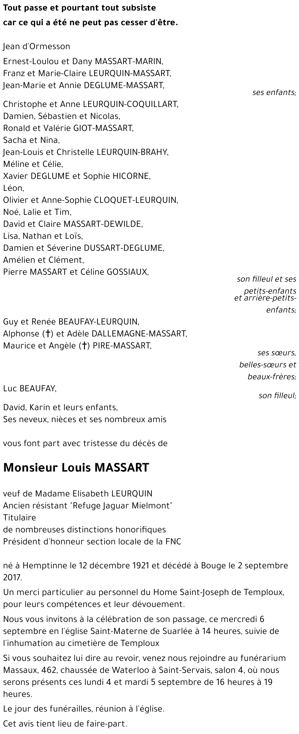 Louis MASSART