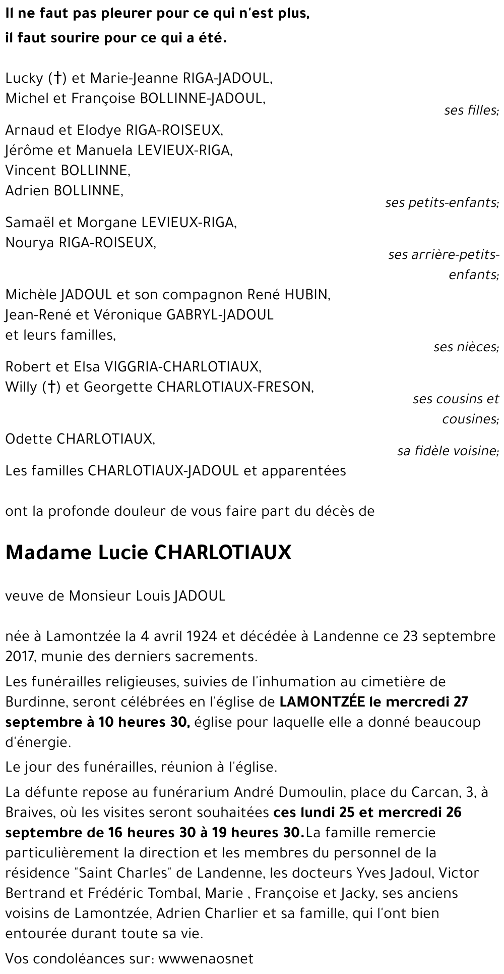 Lucie CHARLOTIAUX