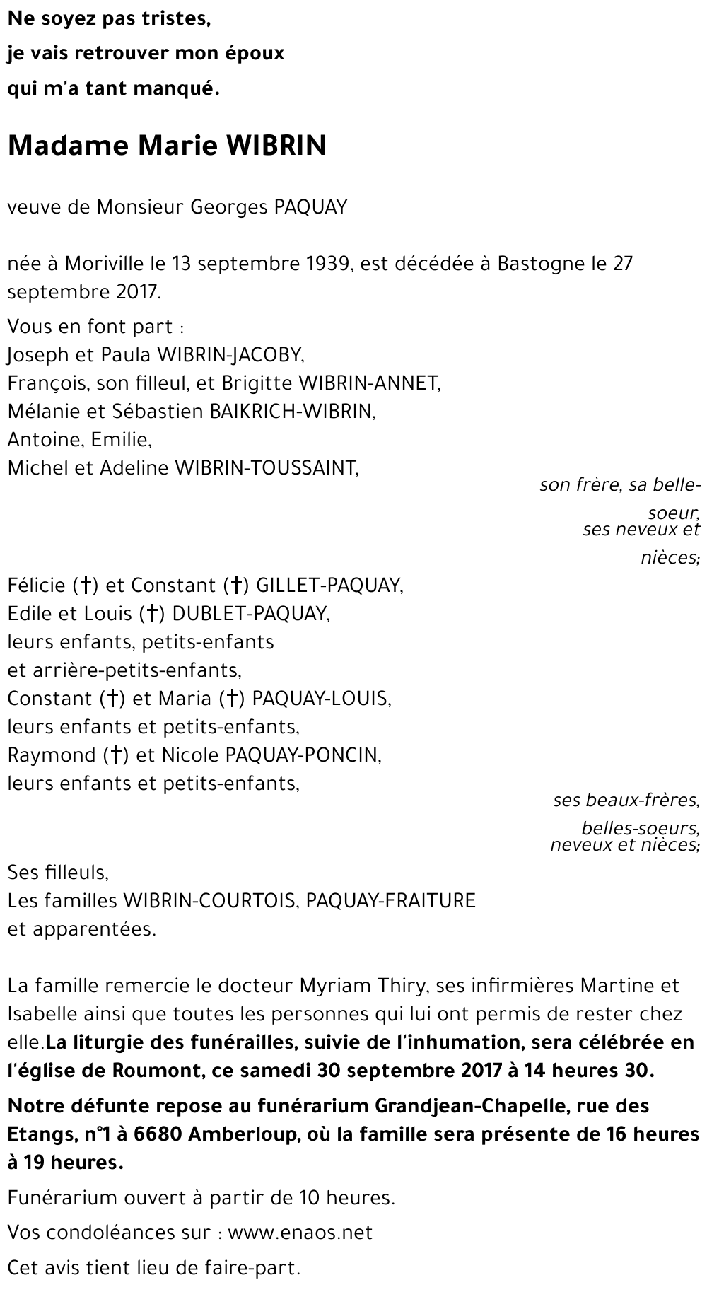 Marie WIBRIN