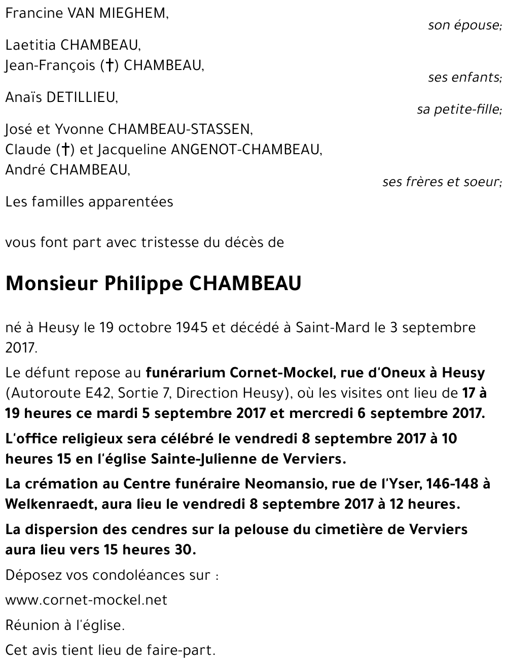 Philippe CHAMBEAU