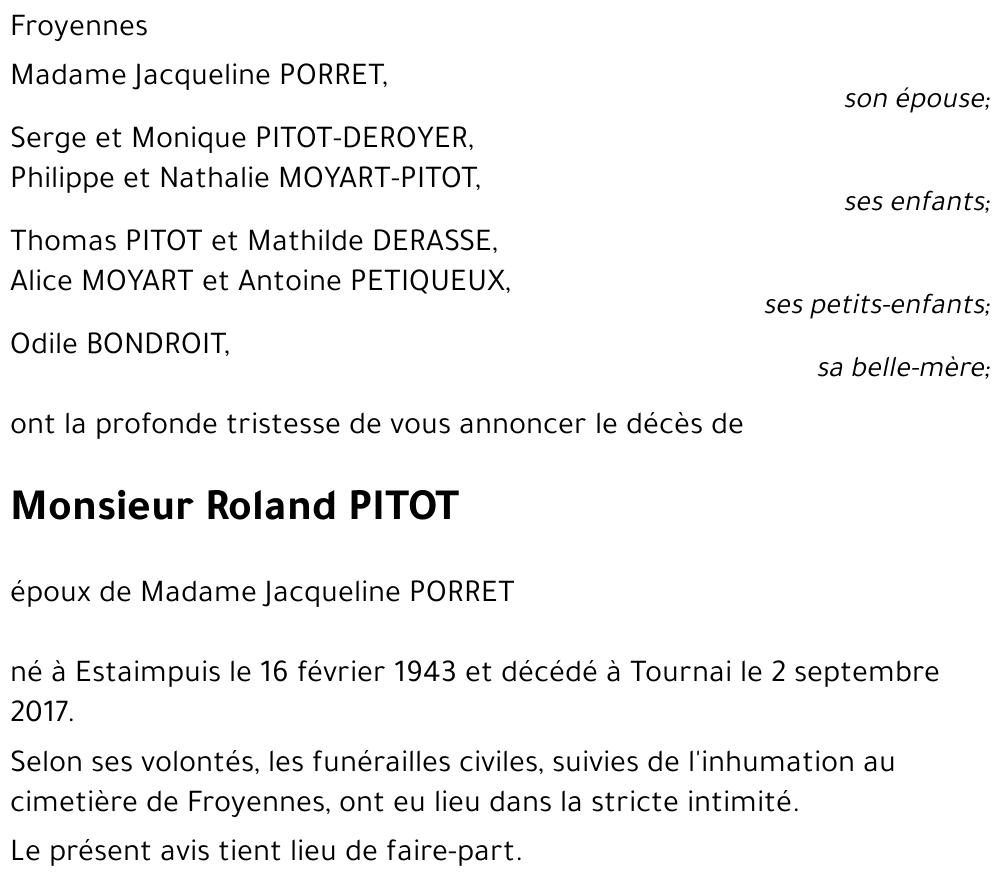 Roland PITOT