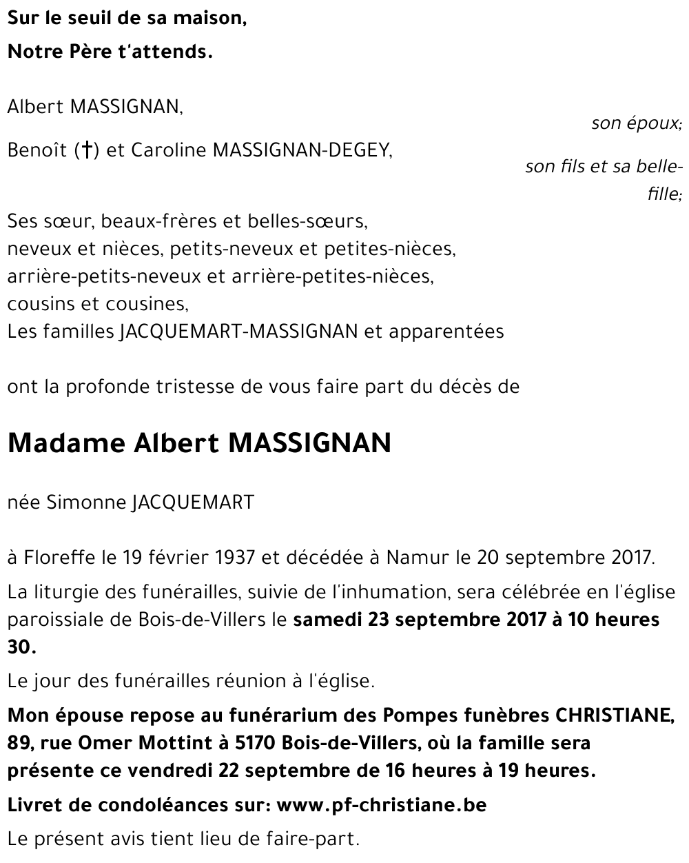 Simonne JACQUEMART