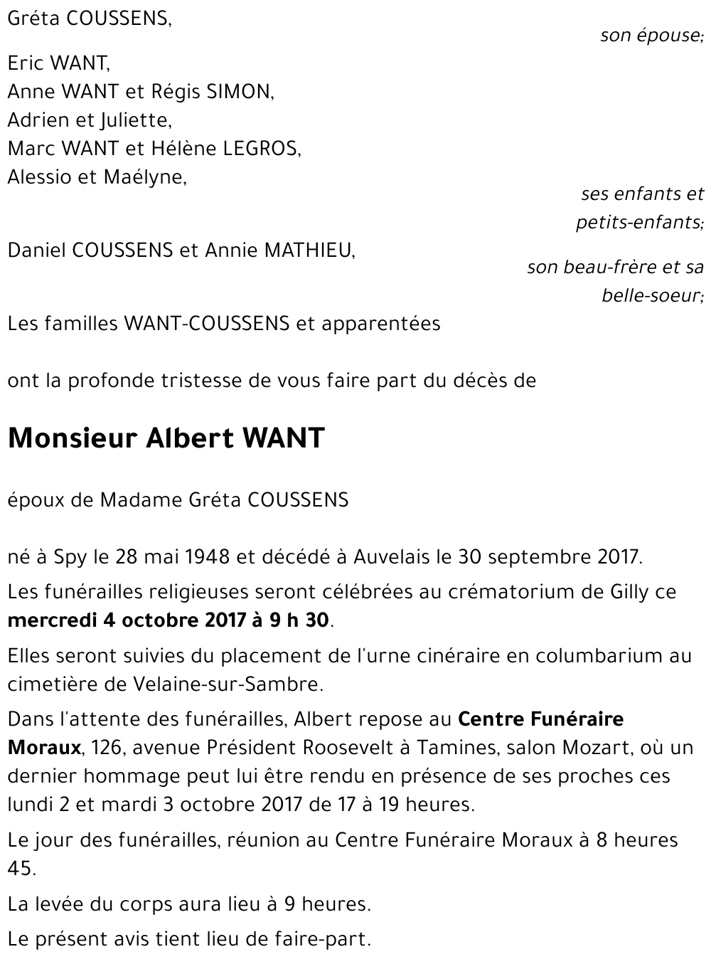 Albert WANT