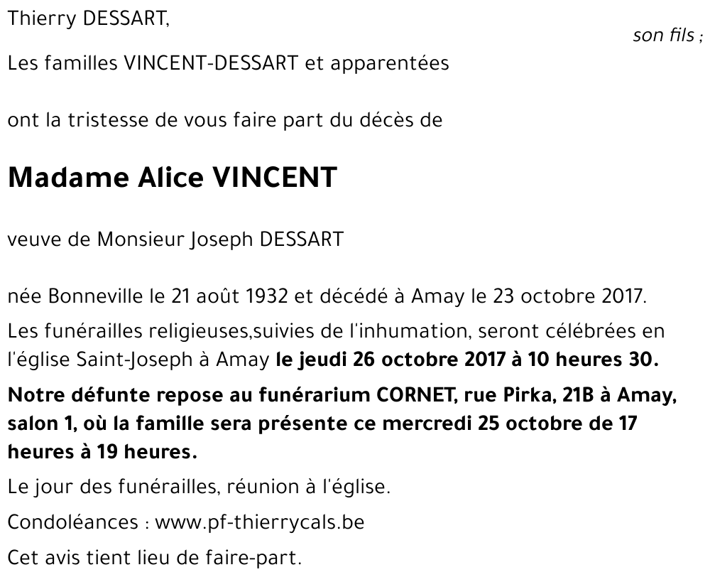 Alice VINCENT