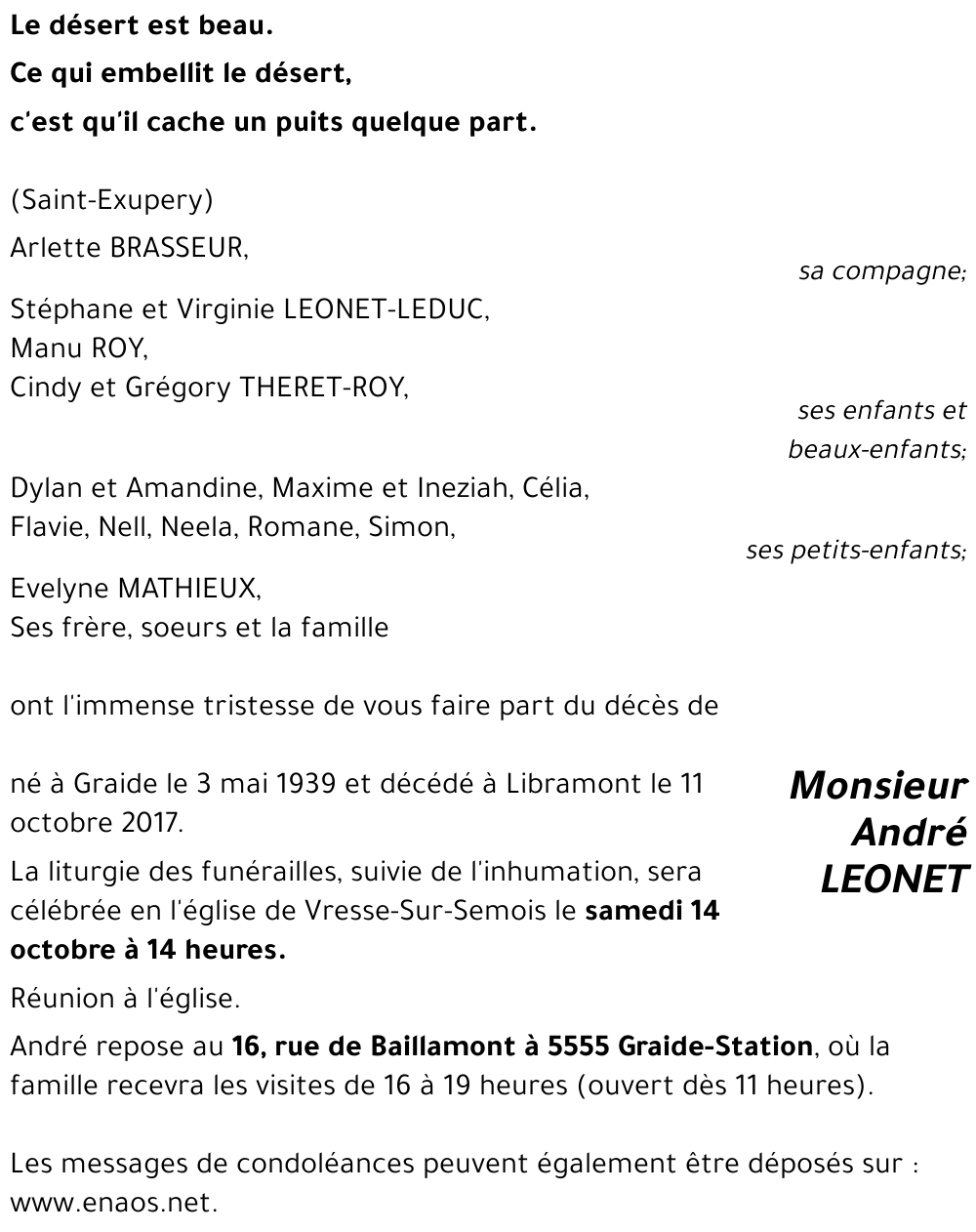 André LEONET