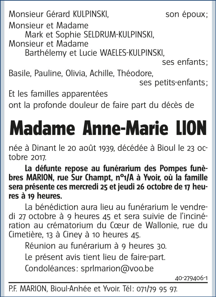 Anne-Marie LION