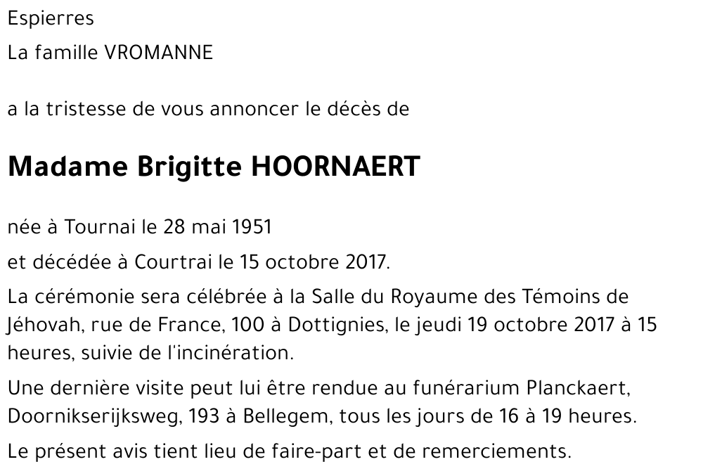 Brigitte HOORNAERT