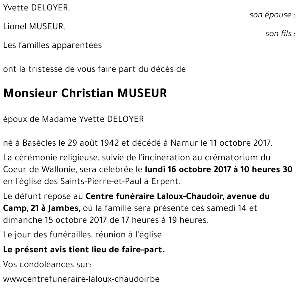 Christian MUSEUR