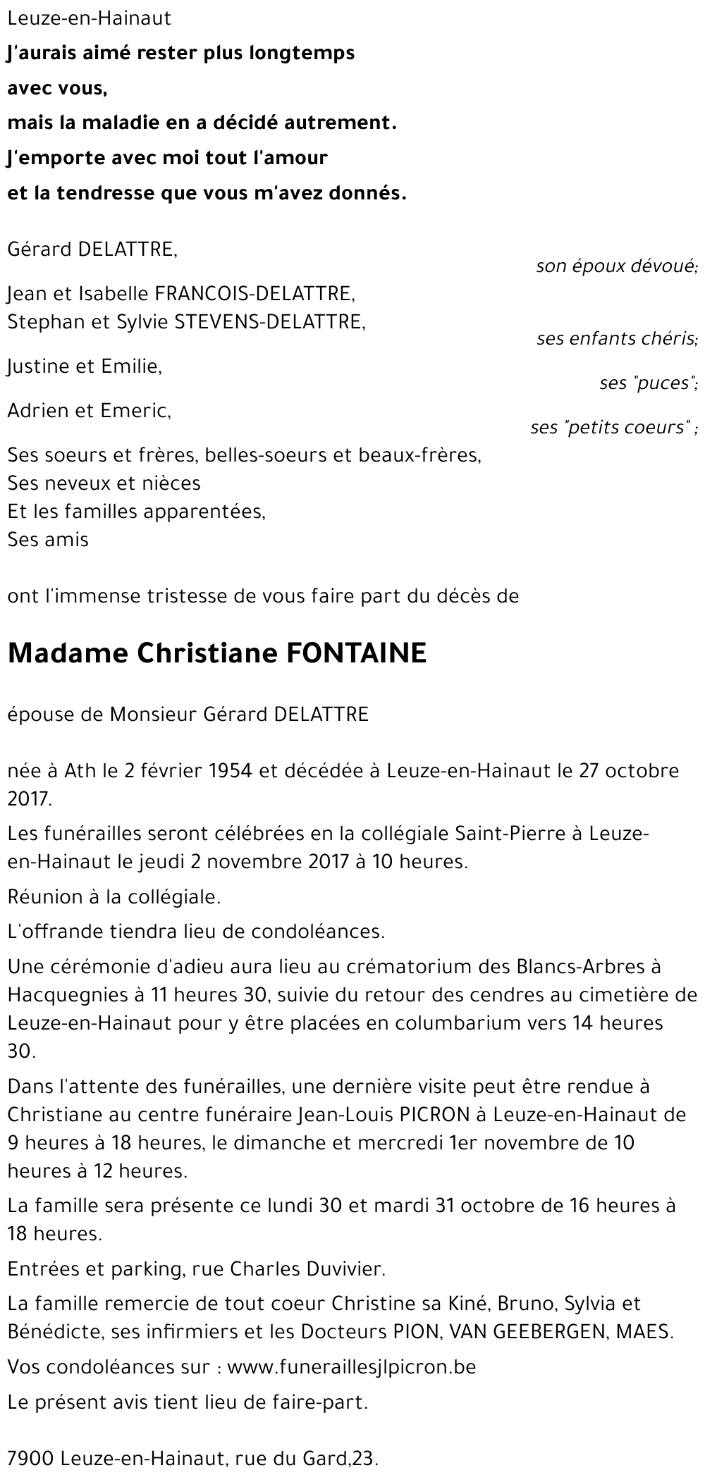 Christiane FONTAINE