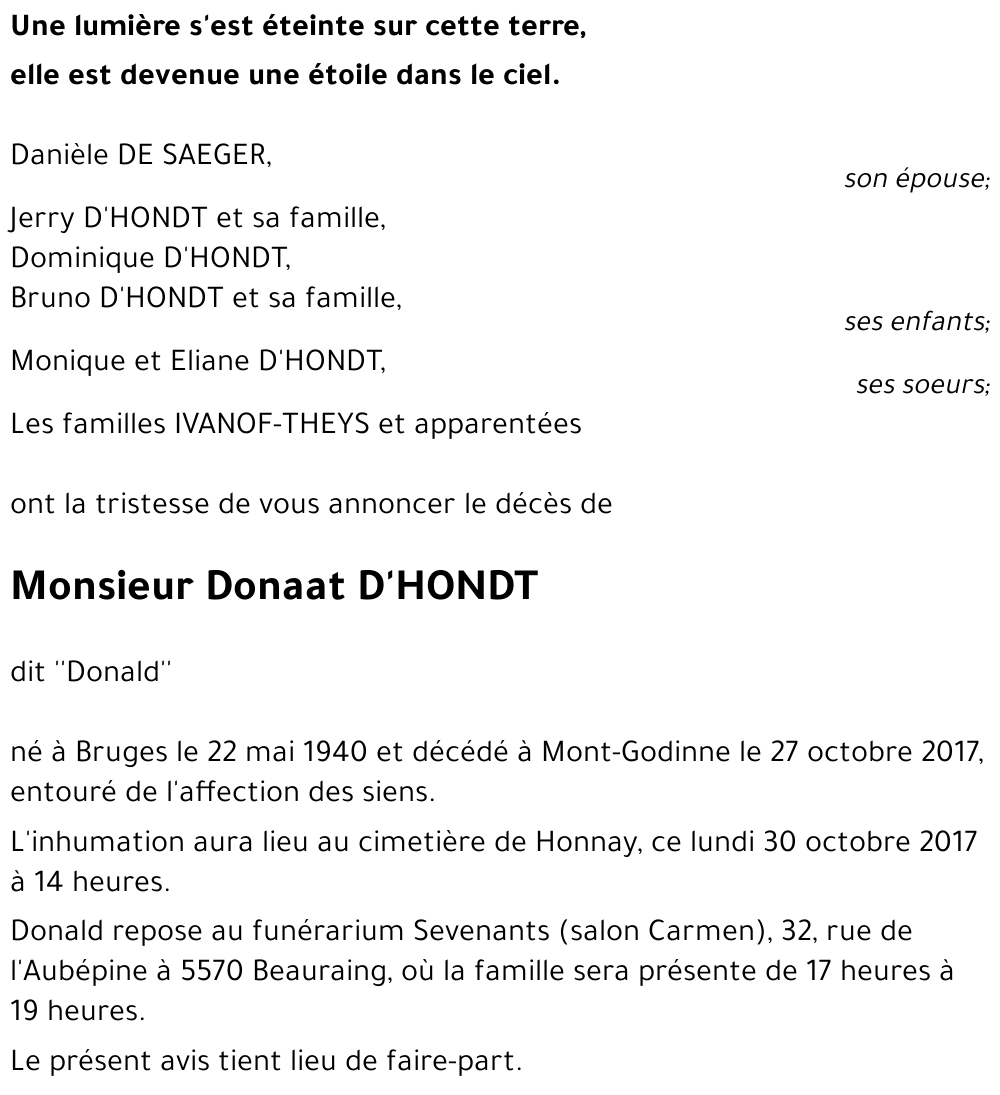 Donaat D'hondt