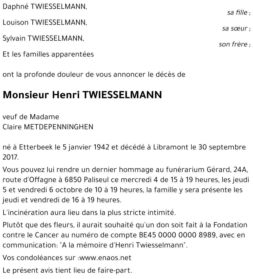 Henri TWIESSELMANN