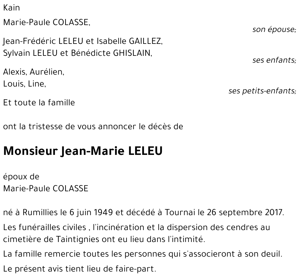 Jean-Marie LELEU