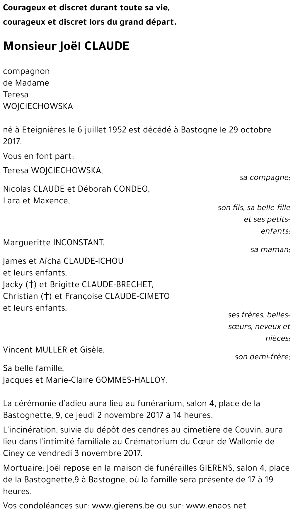 Joël CLAUDE