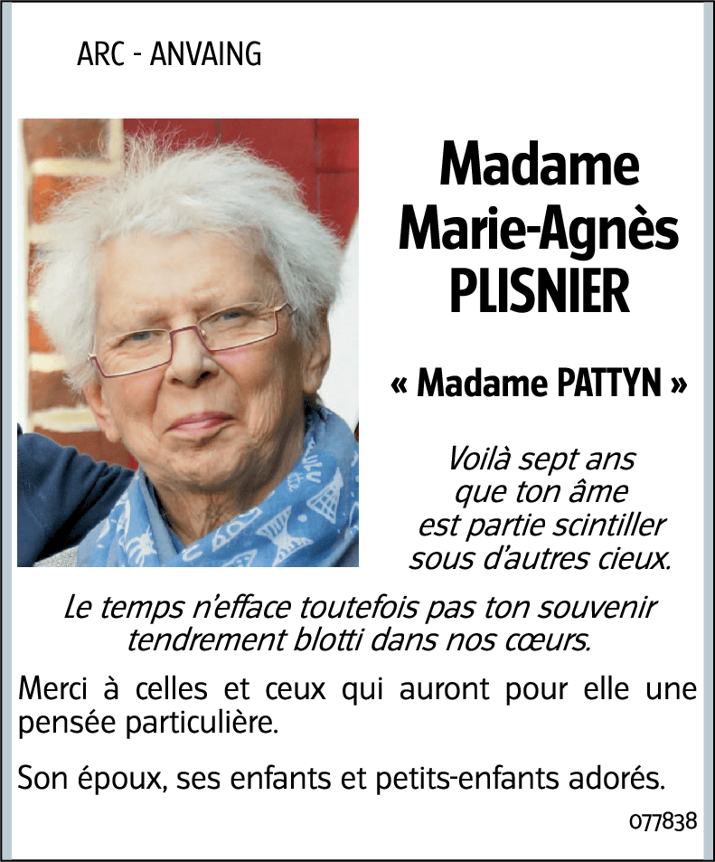 Marie-Agnès PLISNIER