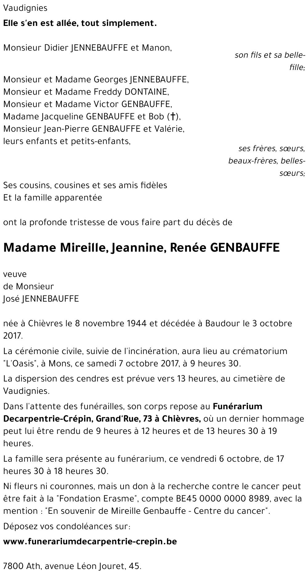 Mireille GENBAUFFE