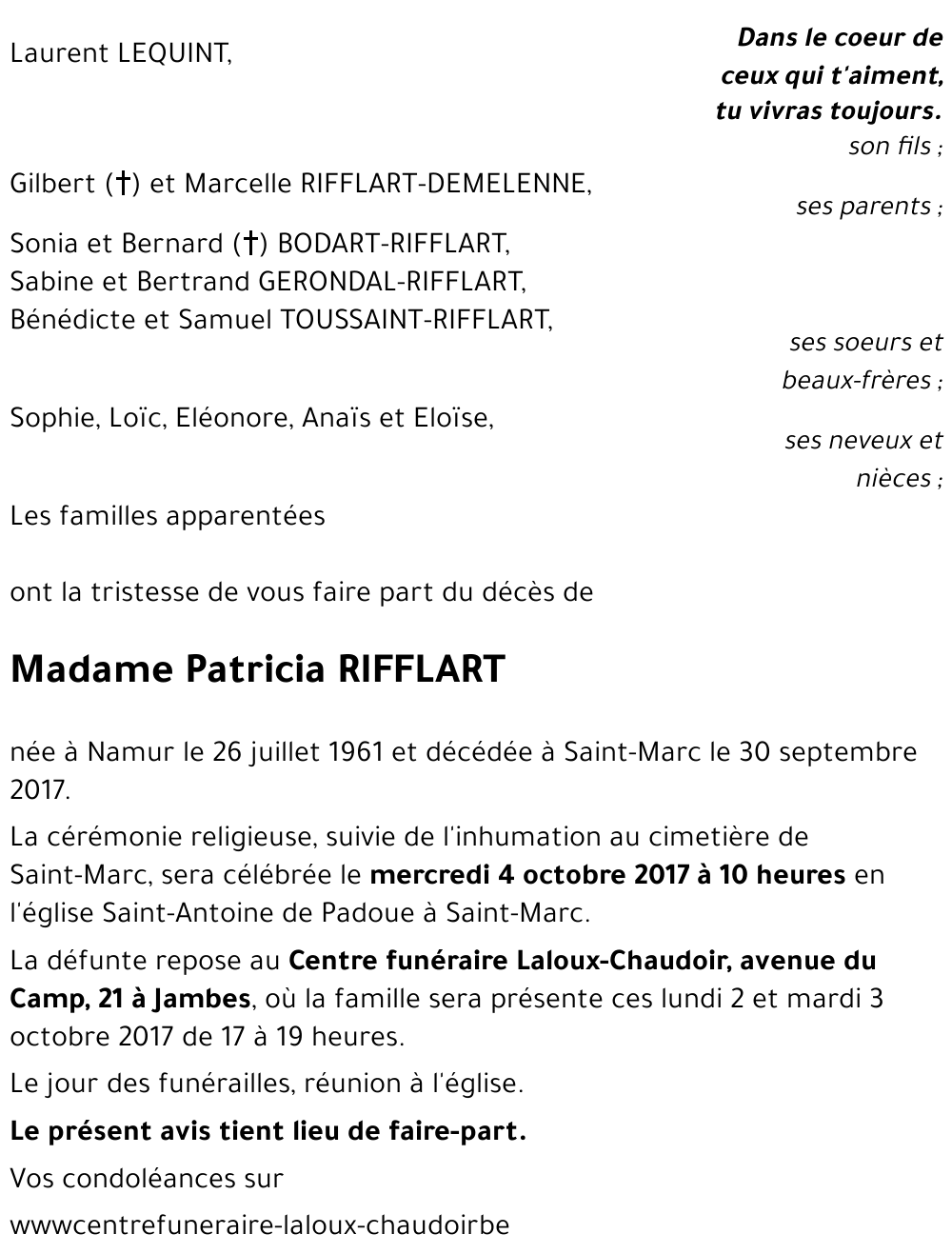 Patricia RIFFLART