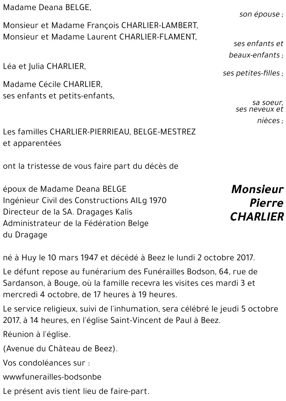 Pierre CHARLIER