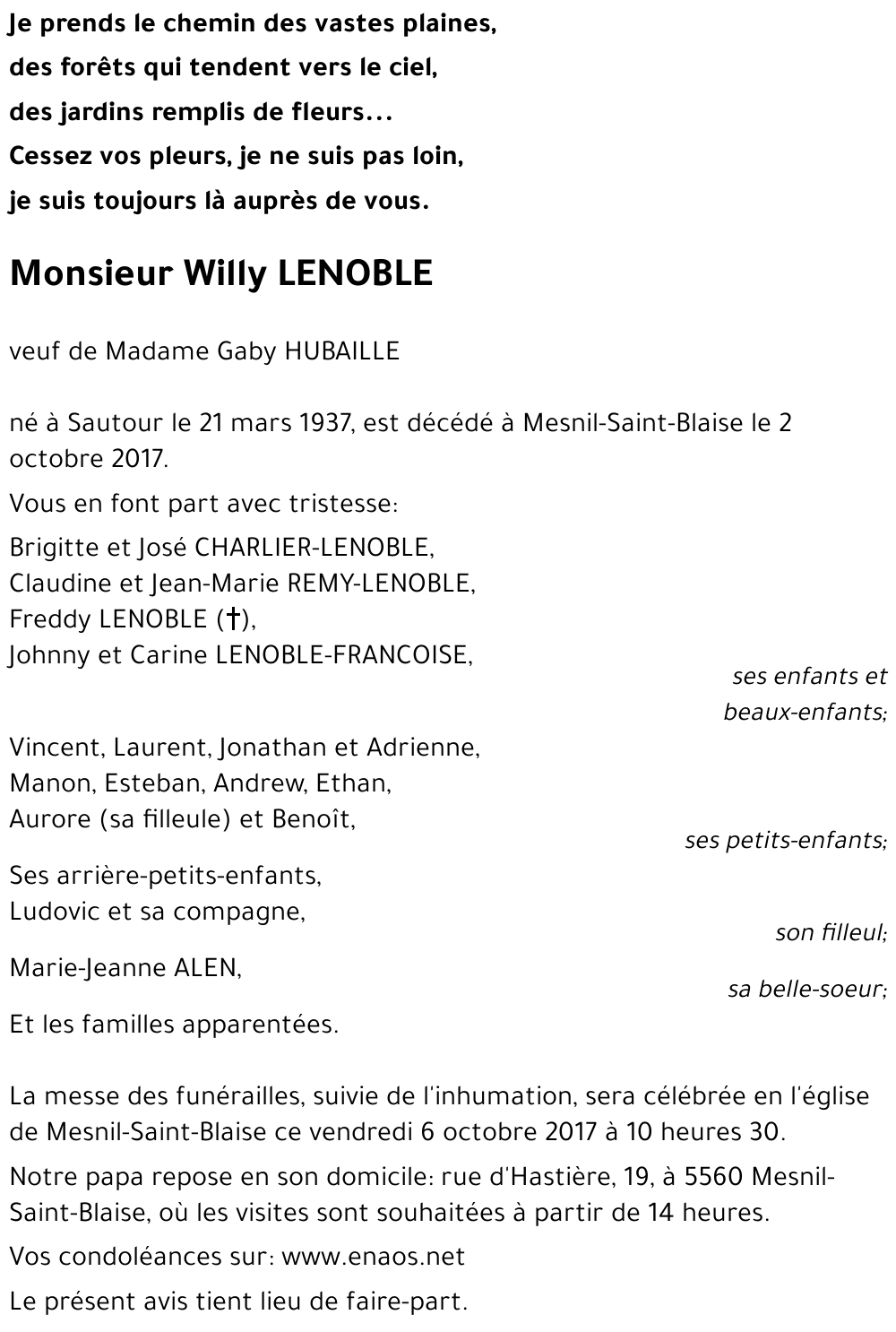 Willy LENOBLE