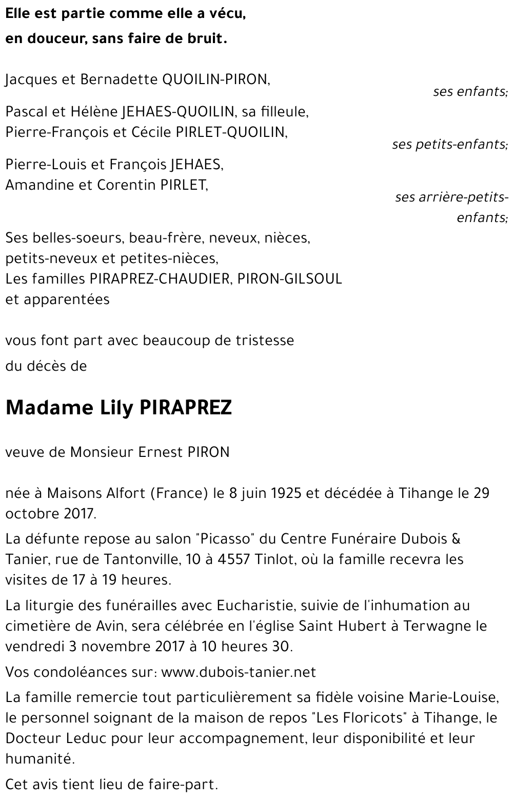 Zélie PIRAPREZ