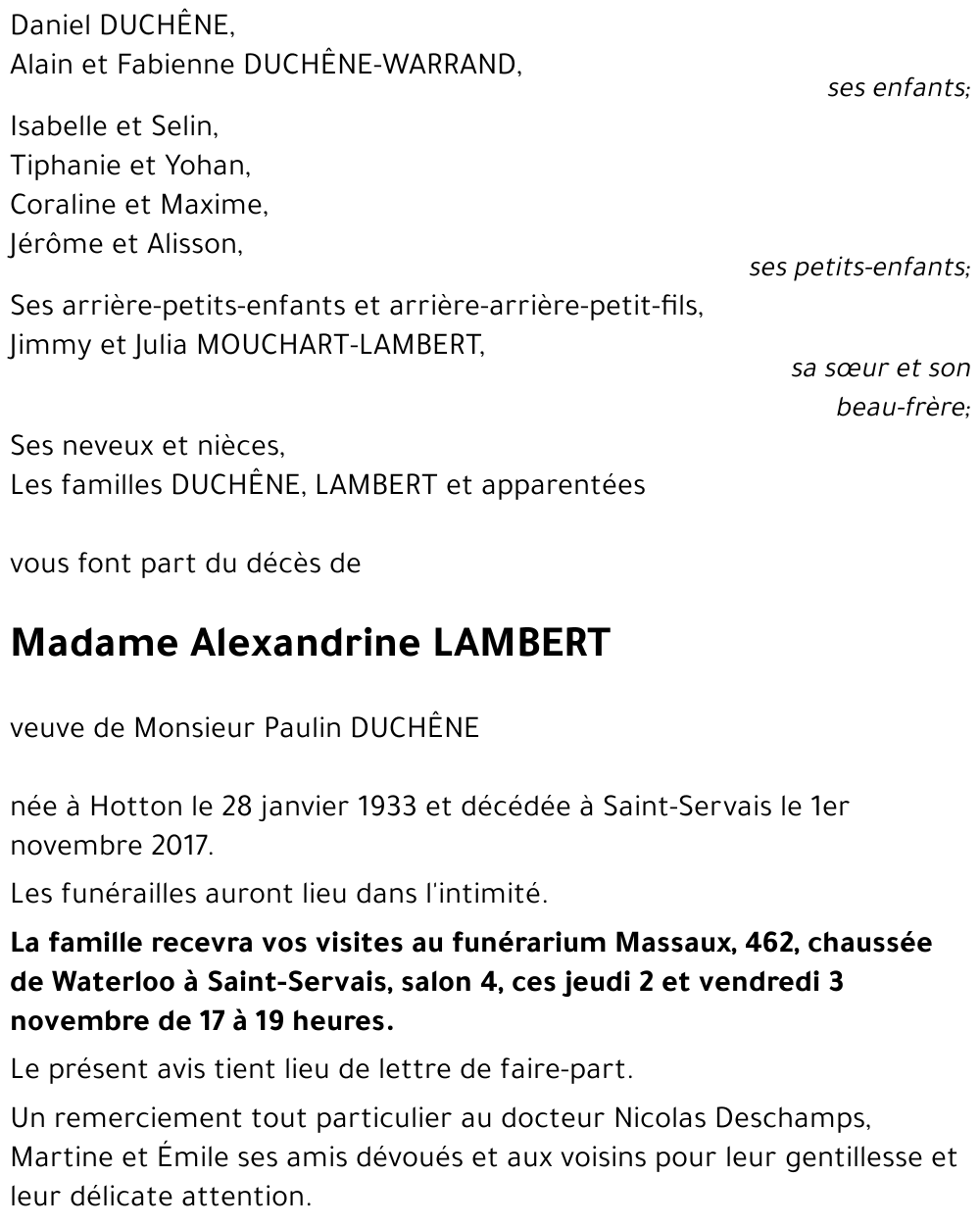 Alexandrine LAMBERT