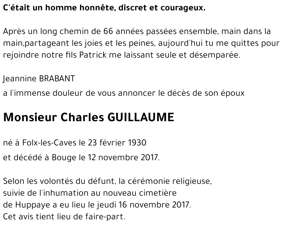 Charles GUILLAUME
