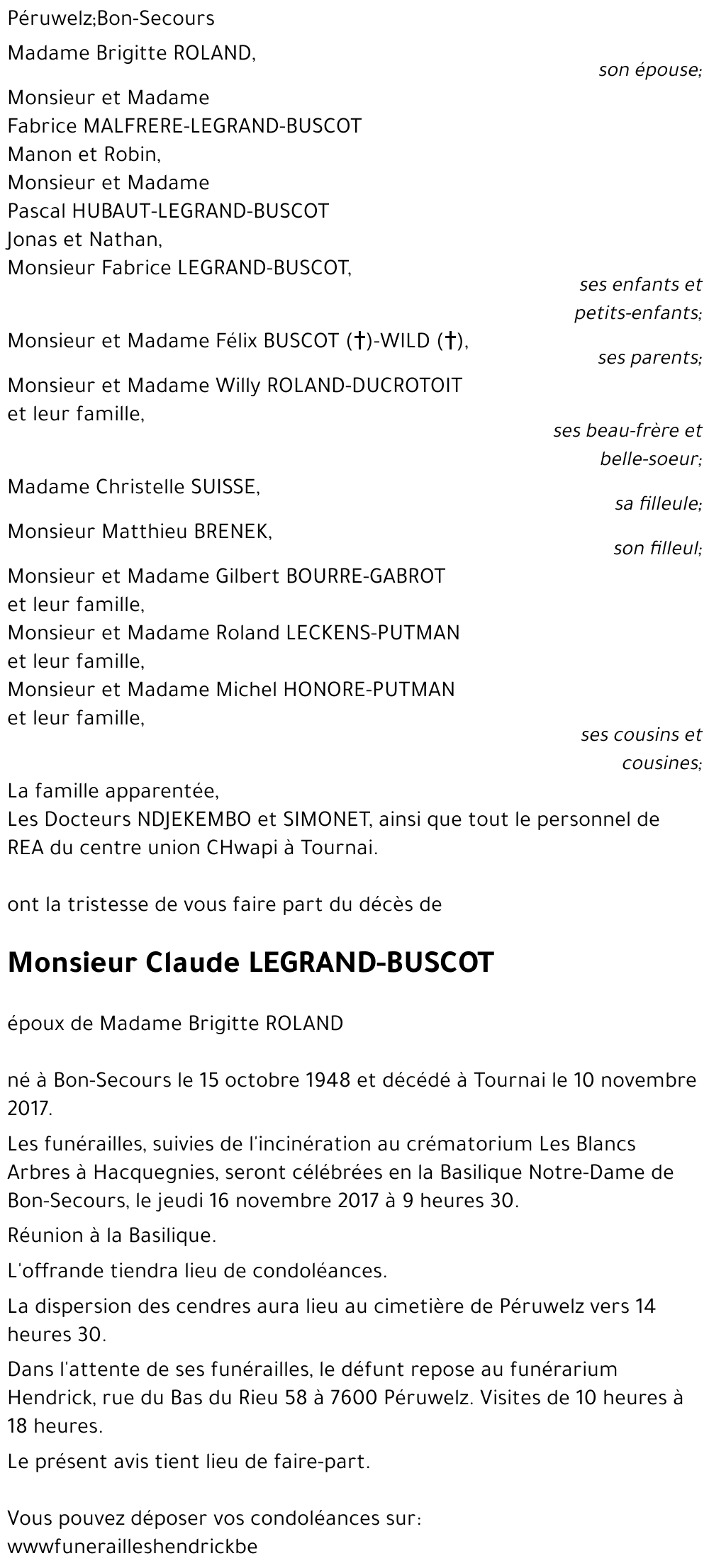 Claude LEGRAND-BUSCOT