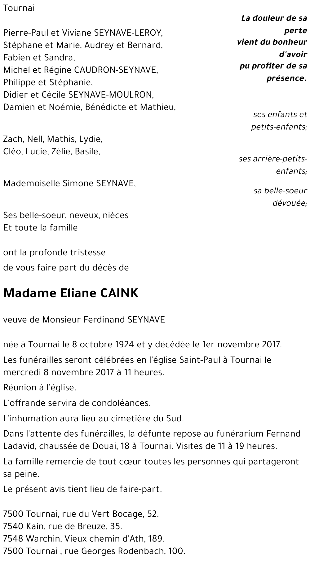 Eliane CAINK