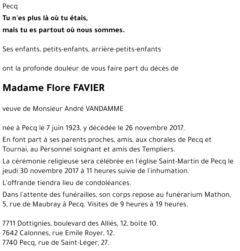 Flore FAVIER